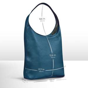 Bolsas de mano de cuero originales tejidas hechas a mano de color personalizado para mujer Cierre de cremallera de Cuero 100% de calidad superior - Product Image 2