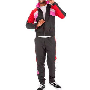 2025 mode porter manches longues hommes Nylon survêtement surdimensionné haute qualité hommes Nylon survêtement pour un usage décontracté - Product Image 4