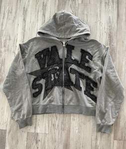 Ventes directes Logo personnalisé Hommes Sweats à capuche Distressed Vêtements Fabricants Poids lourd recadrée Graphique Imprimé Motif Sweat à capuche Homme - Product Image 3