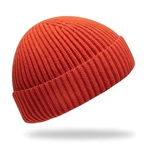 หมวกแฟชั่นอบอุ่นสำหรับผู้ชายในฤดูหนาวหมวกบีนนี่ผ้าอะคริลิค Gorras ปรับแต่งโลโก้ได้ตามต้องการ - Product Image 4