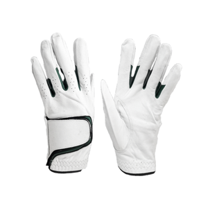 Gants de golf pour hommes et dames personnalisés Respirant AAA Cabretta Cuir Lycra Combinaison pour Gauche ou Droite Accessoire de sport - Product Image 1