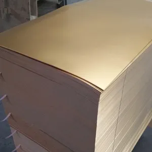 Rollos de papel metalizado de plata brillante/oro mate recubiertos de resina para papel de regalo de Navidad decoración de impresión de paquete