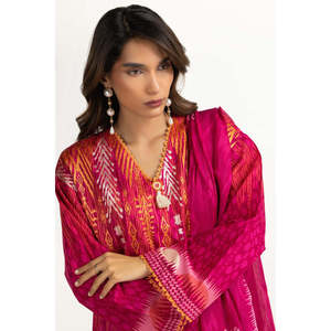 IUSTKSD-2073 Traje de Jardín de 3 Piezas Estilo Boho con Estampado y Características Transpirables Bordadas - Product Image 4