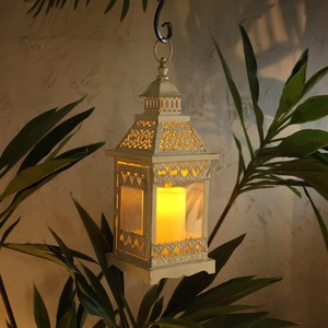 Candle Lantern Decorative Outdoor Lantern with Clear <b>Glass</b> <b>Vintage</b> Metal Candlestick Farmhouse Shelf Decor Wedding Home Decor - Product Image 3