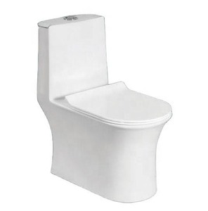 Usine directe cuvette de toilette articles sanitaires toilettes salle de bain placard à eau siphonique une pièce en céramique WC ensemble de toilette prix en Inde - Product Image 1