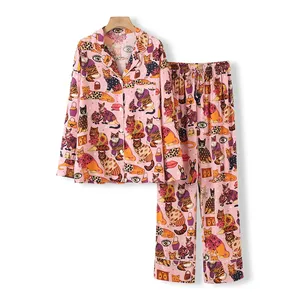 ชุดนอนผู้หญิงคอปกแขนยาว - Product Image 6