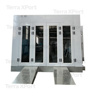 Cabine de peinture de voiture de réparation de carrosserie directe d'usine cabine de peinture de voiture avec système de chauffage électrique pour camion de meubles de voiture - Product Image 3