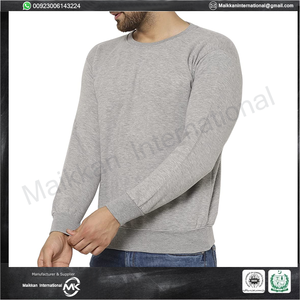 เสื้อกันหนาวแบบสวมหัวผ้าฟลีซสำหรับผู้ชาย,น้ำหนักเบาแขนยาวคอกลมสำหรับผู้ชายโลโก้แบบกำหนดเอง - Product Image 3