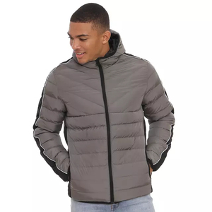 แจ็กเก็ตทรงพองมีฮู้ดสำหรับผู้ชายสำหรับฤดูหนาว - Product Image 1