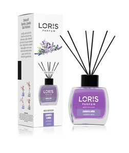 LORIS REED DIFFUSER น้ำหอมปรับอากาศขนาด120มล.,กลิ่นลาเวนเดอร์และมัสค์หอมระเหย LORIS น้ำหอมติดทนนาน - Product Image 1