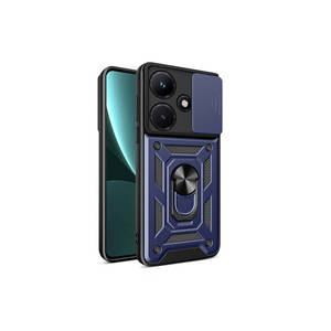 Étui de protection magnétique Vega Armor avec support coulissant pour caméra, anti-traces de doigts, pour Infinix Hot 30i Noir, compatible Infinix Smart 6 - Product Image 2