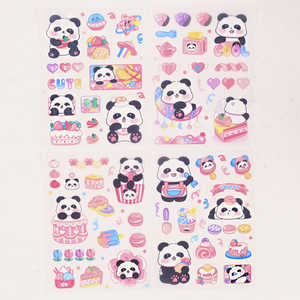 Autocollant 3D Panda Gonflé Style Dessin Animé pour la Décoration Intérieure et les Cadeaux Promotionnels - Product Image 4