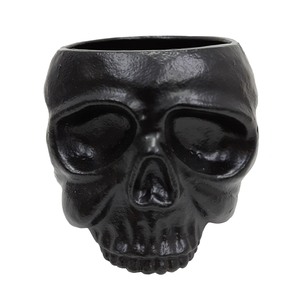 Bougeoir en aluminium en forme de tête de mort, dernière conception, couleur argent, pour la décoration de Festival et de mariage - Product Image 3