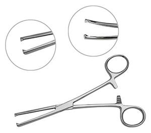 Forceps hémostatiques manuels en acier inoxydable de haute qualité, instrument chirurgical certifié CE pour usage médical - Product Image 1