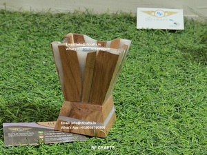 <b>Mini</b> Bakhoor <b>Burner</b> Handmade <b>Wood</b> and Epoxy Resin Design Ideal for Ramadan Gift and Daily Incense Use - Product Image 5