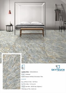 Nueva marca al por mayor de azulejos de porcelana gris brillante 600x1200mm losa de baldosas de cerámica del fabricante indio - Product Image 4