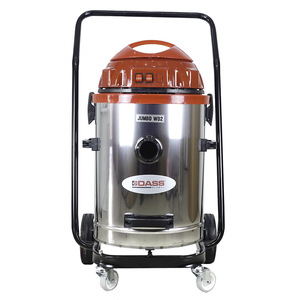 Soplador Industrial Húmedo/Seco, Cuerpo de Acero Inoxidable, Tapa Roja, con Ruedas y Asa, Rodamientos de Bolas, 2800 RPM - Product Image 3