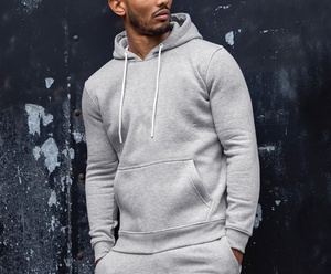 ชุดวอร์มลายนักวิ่งสำหรับผู้ชาย,ชุดวอร์มผ้าฝ้ายขนแกะ2ชิ้นออกแบบโลโก้ของคุณเอง - Product Image 2