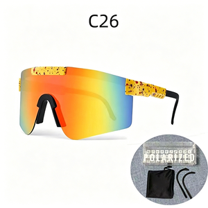 Occhiali da Sole Polarizzati UV400 Oversize per Ciclismo 2026, Occhiali da Bicicletta Antivento per Uomo e Donna, Sport all'Aperto - Product Image 4