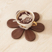 Sous-verre en bois d'acacia, dessous-de-plat pour assiette, tasse, service de table, Vietnam par 99 Gold Data - Mme Violet