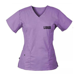 ชุดเสื้อและกางเกงผ้าฝ้ายทอสำหรับแพทย์และพยาบาลชุดเสื้อผ้าทางการแพทย์ทำจากผ้าฝ้ายทอยูนิเซ็กส์แบบ2025สำหรับใช้ในโรงพยาบาล - Product Image 2