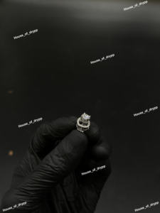 Boucles d'oreilles clous deux-en-un en moissanite taille coussin, argent 925, sertissage halo glacé, style hip-hop, unisexe, pour soirée, cadeau - Product Image 5