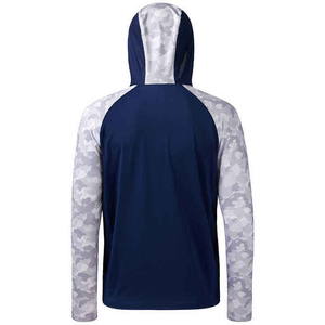 Sweat à capuche de pêche pour homme, respirant, performance, vêtements d'été, sweat à capuche de pêche pour homme, manches longues, protection solaire - Product Image 2