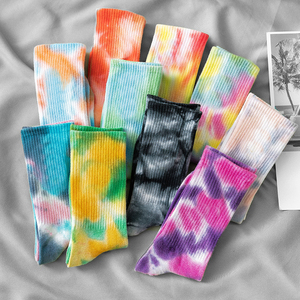 Sock Tie-dye Customized Men Women Summer Tie Dye Socks Custom Wholesale Tye Die Socks Unisex - Product Image 4