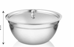 Bol alimentaire en acier inoxydable écologique Signature India pour la maison, l'hôtel et les occasions sociales - Quantité personnalisable et livraison rapide - Product Image 4