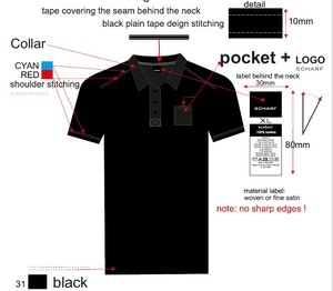 Demi-fermeture éclair chemise à manches courtes Fitness entraînement vêtements de sport pour hommes motif solide conception sportive logo personnalisé - Product Image 4