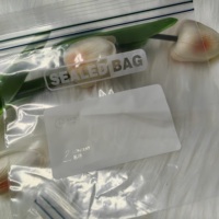 Sac Ziplock Refermable en Plastique Transparent avec Étiquette d'Écriture Pochette à Pilules avec Fermeture Éclair pour une Utilisation avec Liquide