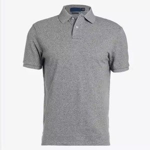 Golf de manga corta personalizado para Polos 100% tela de punto de algodón transpirable Popular de talla grande en la demanda del cliente para hombres - Product Image 1