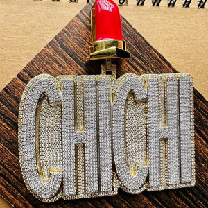 Top vente glacé grand dernier rond émeraude et Buaguette coupe VVS Moissanite diamant 14Kt pendentifs en or blanc pour Style de fête - Product Image 4