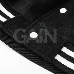 Veste d'hiver Lettermen confortable sur mesure pour hommes Veste Lettermen à manches longues à vendre - Product Image 6