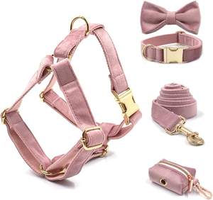 <span class=keywords><strong>Harness</strong></span> Anjing Lucu dan Kerah Anjing Mewah Yang Nyaman dengan Set Tali Dasi Kupu-kupu Yang Dapat Dilepas - Product Image 1