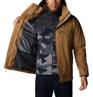 Vestes d'extérieur de style décontracté pour hommes coupe-vent coupe-vent grande taille veste de sport imperméable à capuche détachable pour hommes