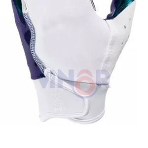 Gants de football américain avec impression de logo personnalisé de qualité supérieure 100% gants de football américain en gros en cuir respirant - Product Image 6