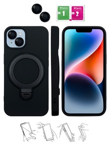 IOS compatibile con Cartoon Design TPU + PC protezione 360 copriobiettivo 5 colore custodia per telefono cellulare di protezione viola rosa Navy nero rosso - Product Image 3