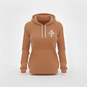 Sudadera con Capucha de Primera Calidad, Personalizada, Regular, para Mujer, 100% Algodón, Felpa, 300g, Secado Rápido, Transpirable, Informal, para Invierno - Product Image 1