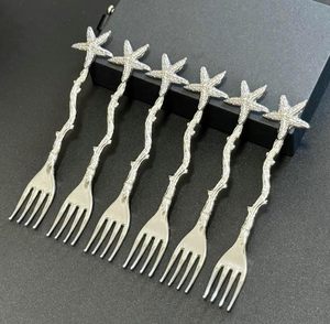 Meilleure vente ensemble de fourchettes en métal à poignée en forme d'étoile à bas prix pour un restaurant, un hôtel et un mariage - Product Image 2