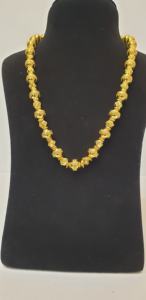 Conjuntos de Joyería Chapados en Oro de Dubái de Alta Costura de 24 Quilates para Mujer, Nuevo Diseño de Dijes de Cuatro Gramos - Product Image 3