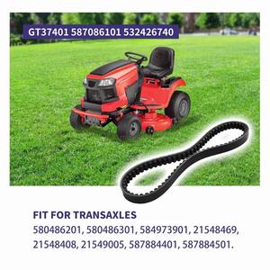 Correa de transmisión de repuesto Craftsman GT37401 hecha de soportes de goma duraderos OEM reemplaza los modelos 587086101 532426740 580486201 - Product Image 3