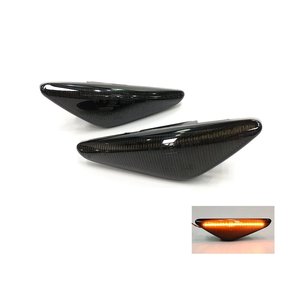 Kit indicatore di segnalazione laterale a LED per obiettivo fumo nero luce arancione per BMW X5 E70 X3 F25 X6 E71 E46 63137171008 - Car & - Product Image 1