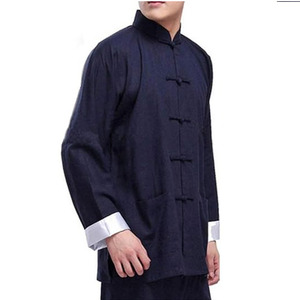 Ensemble d'uniformes de Kung Fu respirant à séchage rapide 100% coton Vêtements d'arts martiaux Classique Taille adulte pour homme Personnalisable - Product Image 1