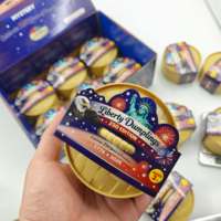 Jouet Squishy Amusant en PU Liberty Dumplings Mystery, Motifs Patriotiques Assortis, Anti-stress, Taille Personnalisée, pour Fête, en forme de Panier à Vapeur en Bambou