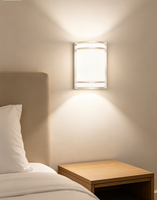 Applique murale LED R1, CCT sélectionnable, dimmable, style contemporain moderne, pour chambre, maison, hôtel, bureau et espaces commerciaux