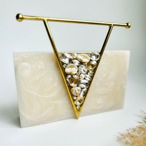 GUIDE LINKED WITH Standard Quality Resin Clutch Unique Designer Purse Luxury High Quality Best Price Decorative Design - Product Image 5