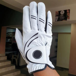 Fabricant de gants de golf en cuir d'agneau PU personnalisés pour hommes, respirants et antidérapants, gants de sport pour gauchers et droitiers, lot unique - Product Image 2