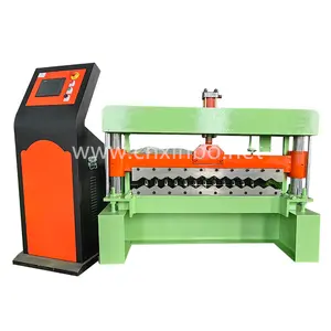 Xnbo 836 Pre painted coil Corrugated panel ppgi color Steel roofing Sheet roll forming machine