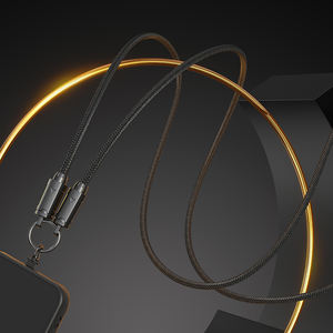 Cordon de chargement multifonctionnel pour téléphone portable, design original, 1,5 m, tressé, durable, anti-chute, câble de données Type C - Product Image 3